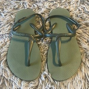Gently worn Havaianas Sandals Women’s size 35-36 USA 6